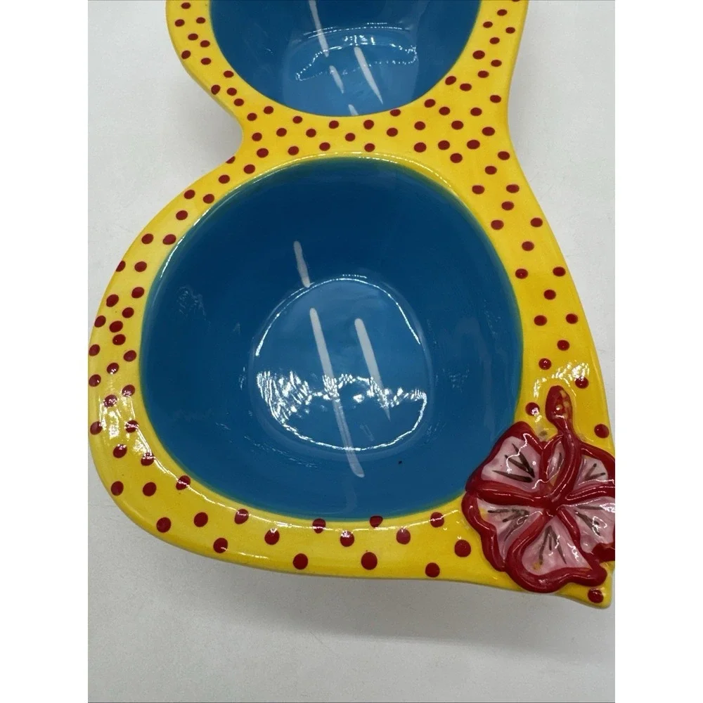 Pier 1 Imports Sunglass Shaped Relish/Condiment Dish - EUC